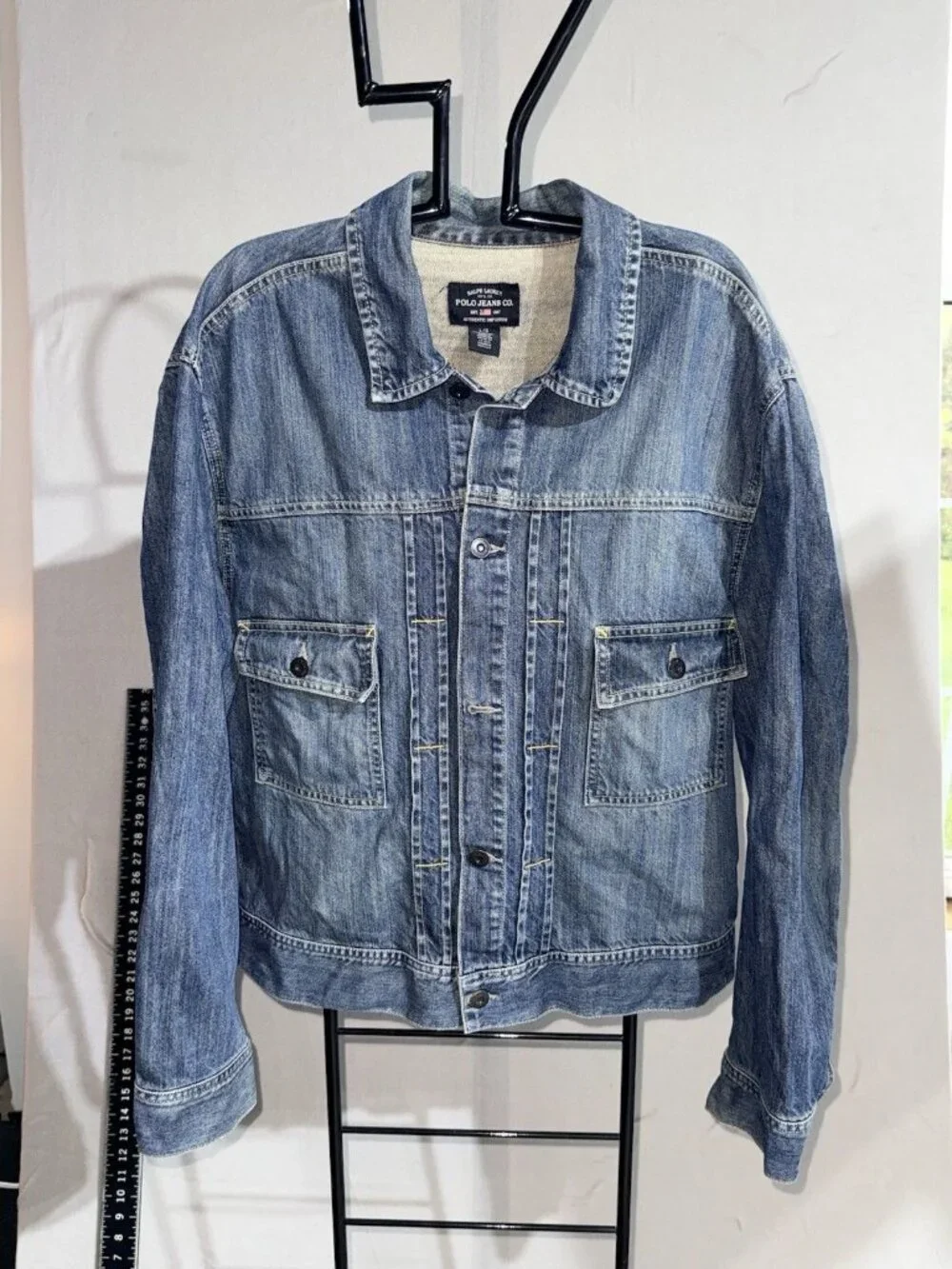 Vintage Polo Jeans Ralph Lauren Jean Denim Trucker Jacket